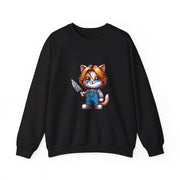 Horror Movie Cats Unisex Heavy Blend™ Crewneck Sweatshirt