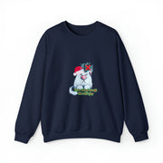 Christmas cat Unisex Heavy Blend™ Crewneck Sweatshirt