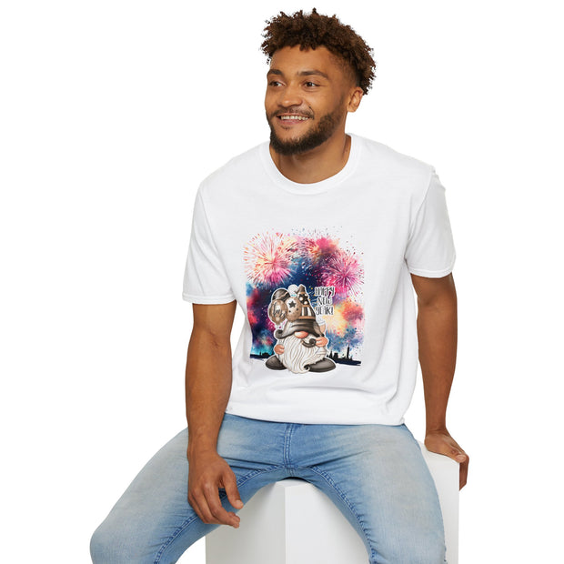 Gnome New Year Unisex Softstyle T-Shirt