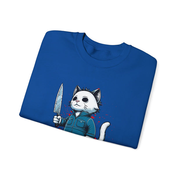 Horror Movie Cats Unisex Heavy Blend™ Crewneck Sweatshirt