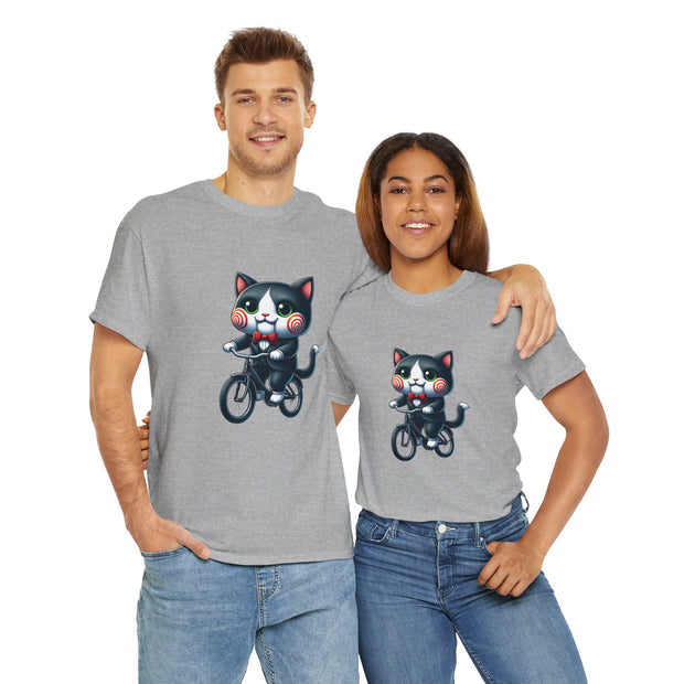 Horror Movie Cats Unisex Heavy Cotton Tee