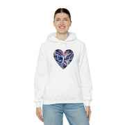 Heart Butterfly Unisex Heavy Blend™ Hooded Sweatshirt