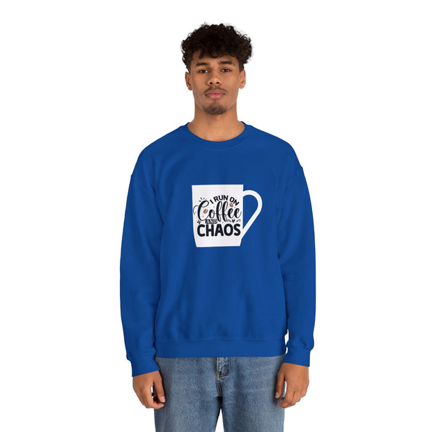 Coffee and Chaos Unisex Heavy Blend™ Crewneck Sweatshirt