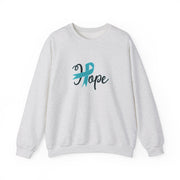 Ovarian Cancer Hope Unisex Heavy Blend™ Crewneck Sweatshirt