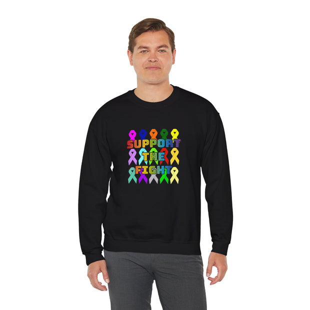 Support the Fight Unisex Heavy Blend™ Crewneck Sweatshirt