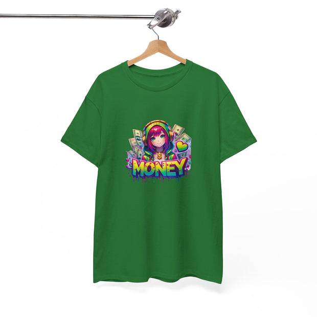 Graffiti Anime Girls Unisex Heavy Cotton Tee