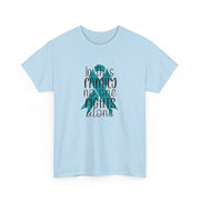 Family Support Ovarian Cancer Unisex Heavy Cotton Tee
