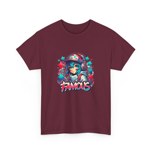 Graffiti Anime Girls Unisex Heavy Cotton Tee