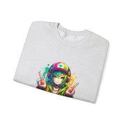 Graffiti Anime Girls Unisex Heavy Blend™ Crewneck Sweatshirt