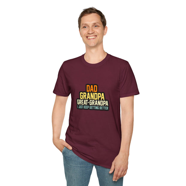 Dad Grandpa Great Grandpa Unisex Softstyle T-Shirt