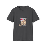 Christmas cat Unisex Softstyle T-Shirt