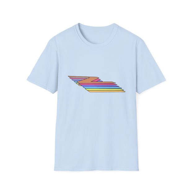 Z Striped Unisex Softstyle T-Shirt