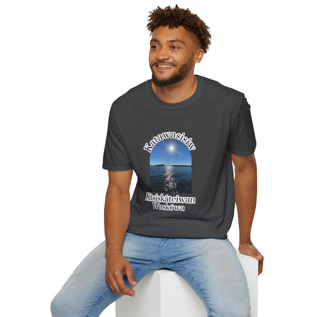 Cree Saskatchewan Skies Unisex Softstyle T-Shirt