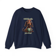 Funny Coffee Dog Unisex Heavy Blend™ Crewneck Sweatshirt