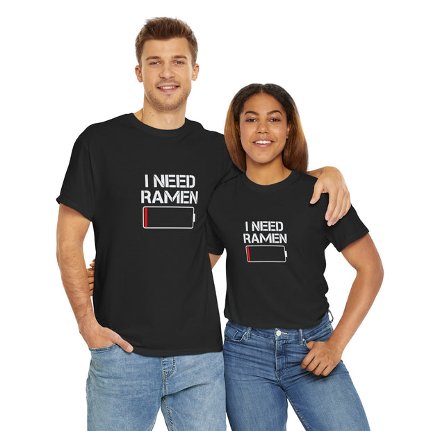 I Need Ramen Unisex Heavy Cotton Tee