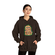 Christmas cat Unisex Heavy Blend™ Hooded Sweatshirt