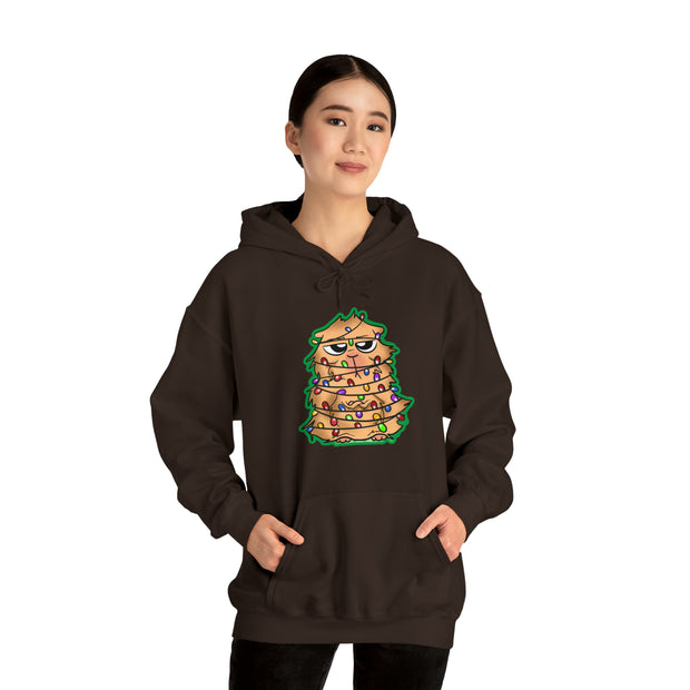 Christmas cat Unisex Heavy Blend™ Hooded Sweatshirt