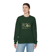 Peace Love Camping Unisex Heavy Blend™ Crewneck Sweatshirt