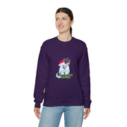 Christmas cat Unisex Heavy Blend™ Crewneck Sweatshirt