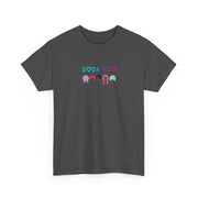 Soda Pop Unisex Heavy Cotton Tee, Casual Wear, Gift for Friends, Fun Summer T-Shirt, Graphic Shirt for Parties, Trendy Everyday Tee