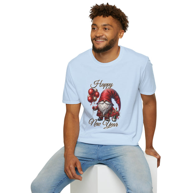 Gnome New Year Unisex Softstyle T-Shirt