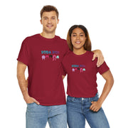 Colorful Soda Pop Unisex Heavy Cotton Tee | Fun Graphic Tee for All Occasions, Festival Apparel, Casual Wear, Gift Ideas, Summer Style