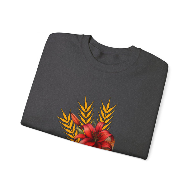 Saskatchewan Lily Unisex Heavy Blend™ Crewneck Sweatshirt