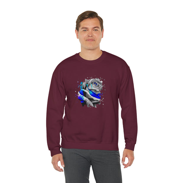 Rose Unisex Heavy Blend™ Crewneck Sweatshirt