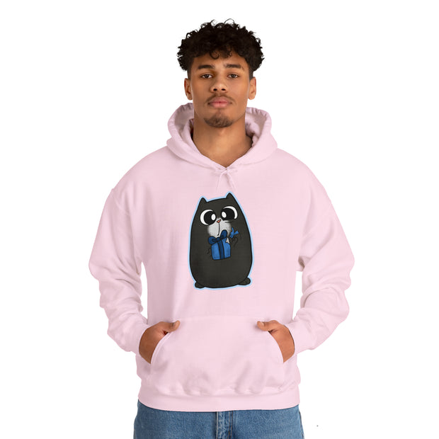 Christmas cat Unisex Heavy Blend™ Hooded Sweatshirt