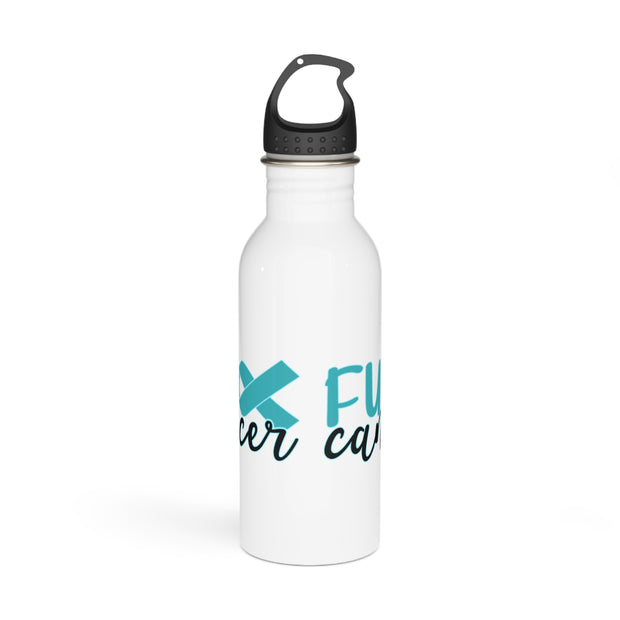 Fuck Cancer Stainless Steel Water Bottle