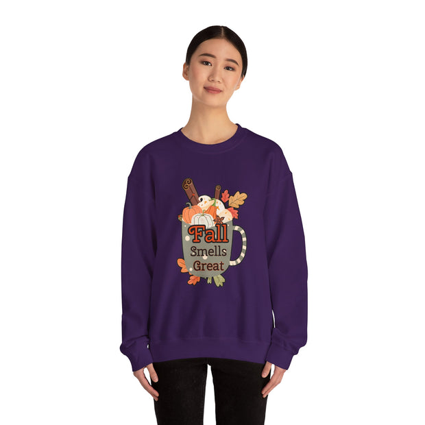 Fall Smells Great Unisex Heavy Blend™ Crewneck Sweatshirt