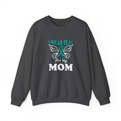 Teal for Mom Unisex Heavy Blend™ Crewneck Sweatshirt