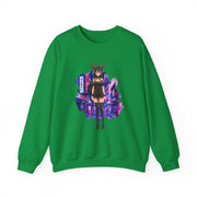 Anime Female Demon Unisex Heavy Blend™ Crewneck Sweatshirt
