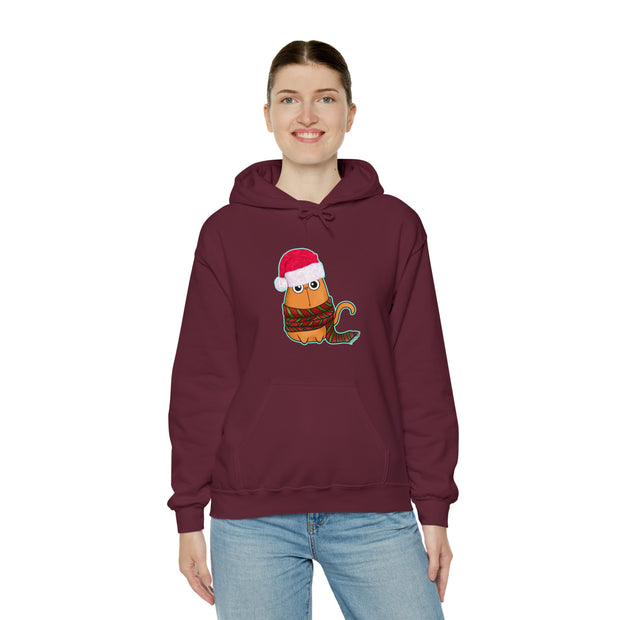 Christmas cat Unisex Heavy Blend™ Hooded Sweatshirt