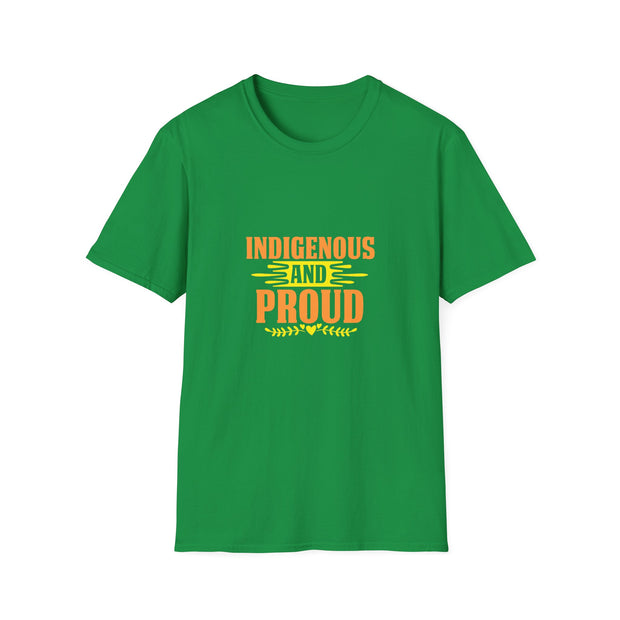Indigenous and Proud Unisex Softstyle T-Shirt