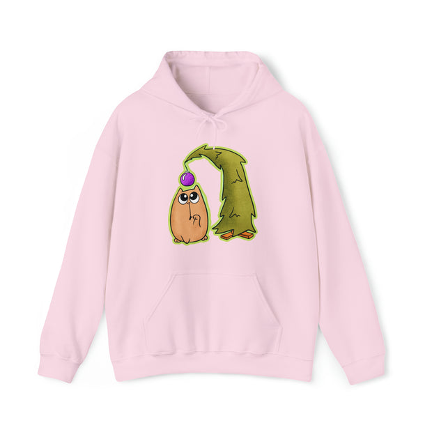 Christmas Cat Unisex Heavy Blend™ Hooded Sweatshirt