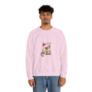 Christmas cat Unisex Heavy Blend™ Crewneck Sweatshirt