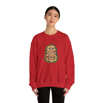 Christmas cat Unisex Heavy Blend™ Crewneck Sweatshirt