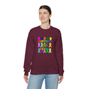 Support the Fight Unisex Heavy Blend™ Crewneck Sweatshirt