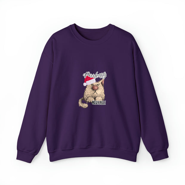 Christmas cat Unisex Heavy Blend™ Crewneck Sweatshirt
