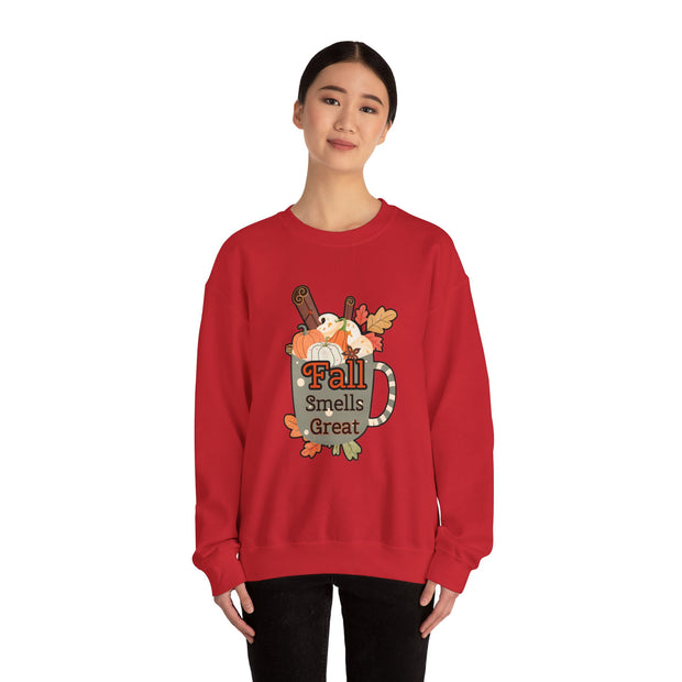 Fall Smells Great Unisex Heavy Blend™ Crewneck Sweatshirt