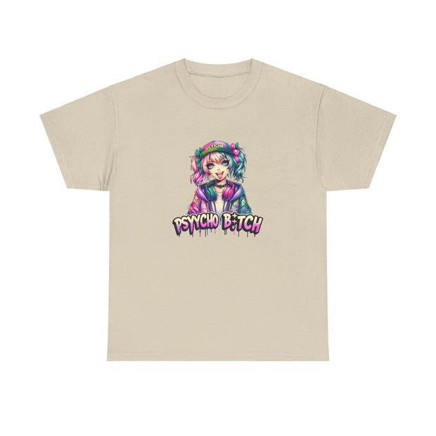 Graffiti Anime Girls Unisex Heavy Cotton Tee