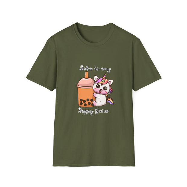 Unicorn Boba Unisex Softstyle T-Shirt