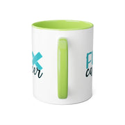 Fuck Cancer Accent Mugs, 11oz