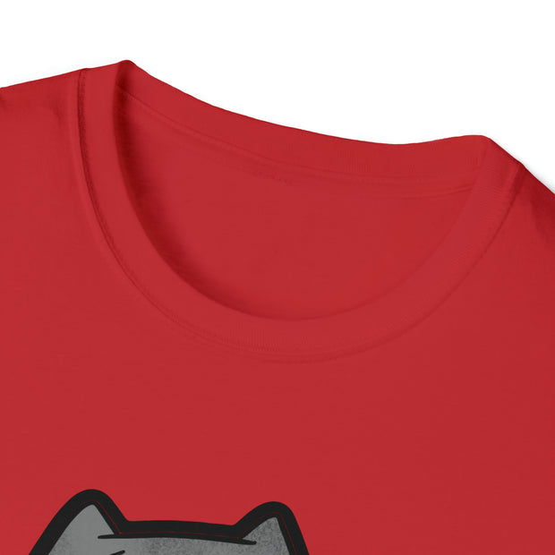 Christmas cat Unisex Softstyle T-Shirt