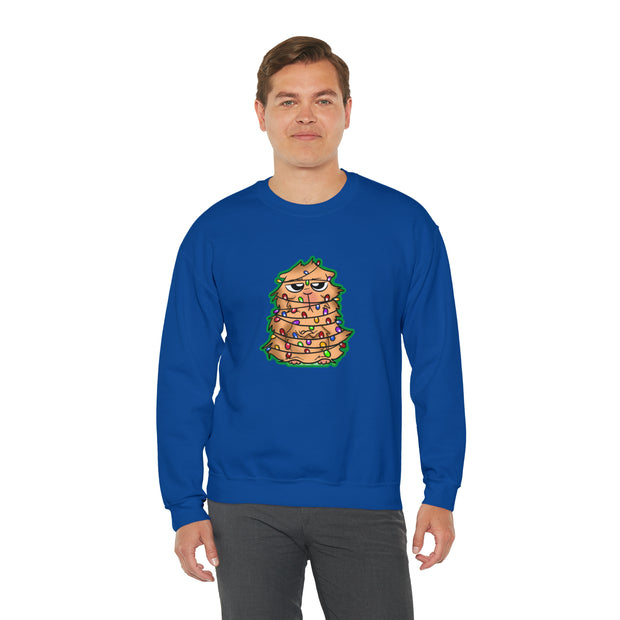 Christmas cat Unisex Heavy Blend™ Crewneck Sweatshirt