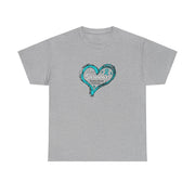 Ovarian Cancer Survivor Unisex Heavy Cotton Tee