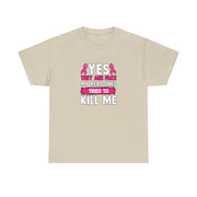 Breast Cancer Unisex Heavy Cotton Tee