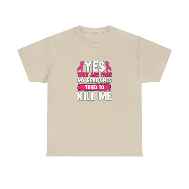 Breast Cancer Unisex Heavy Cotton Tee