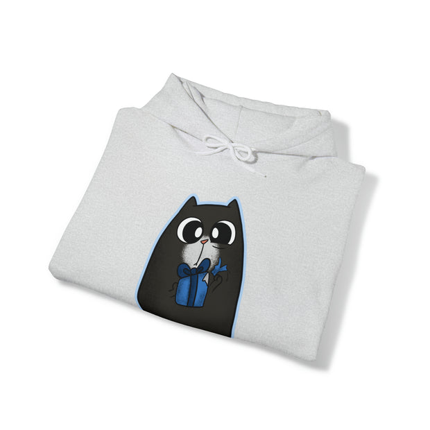 Christmas cat Unisex Heavy Blend™ Hooded Sweatshirt